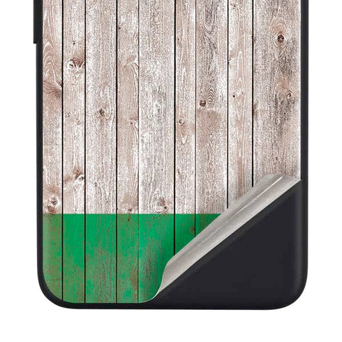 Ireland Flag Dark Wood Google Pixel 4a Skin